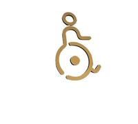 Signo Placa de Puerta WC Placa de señalización for inodoro, acrílico 3D dorado mate, for puerta baño, etiqueta adhesiva for pared, for, decoración artística for hotel y hogar(10cmwu,Silver)