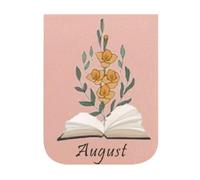 -signo | Soporte vintage de piel sintética - Bonitos signos de libro magnéticos - Para leer, niños, hombres, profesores, niñas, escuela, lugar de trabajo, estudio, diario, planificador, cuaderno