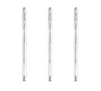 uni-ball Signo Angelic UM-120AC Gel Ink Pen 0,7 mm, White Ink, 3 pens per Pack by