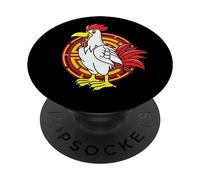 Signo Zodiacal Chino del Gallo (Rama de la Tierra) PopSockets PopGrip Adhesivo