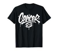 Signo Zodiacal del Graffiti de la Estrella de la astrología del Estilo Manual del cáncer Camiseta