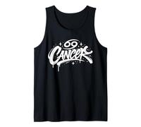 Signo Zodiacal del Graffiti de la Estrella de la astrología del Estilo Manual del cáncer Camiseta sin Mangas