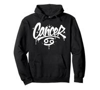 Signo Zodiacal del Graffiti de la Estrella de la astrología del Estilo Manual del cáncer Sudadera con Capucha