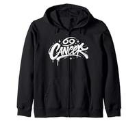 Signo Zodiacal del Graffiti de la Estrella de la astrología del Estilo Manual del cáncer Sudadera con Capucha