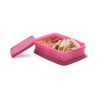 SIGNORA WARE Juego de 2 fiambreras compactas de 700 ml (550 ml + 150 ml), sin BPA, aptas para microondas, herméticas, fiambreras, color rosa