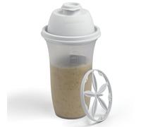 SIGNORA WARE Shaker Bottles | Botella de plástico para batido de proteínas de 17 onzas para batidos y batidos de reemplazo de comidas, bebidas, mezclar aderezos y salsas, margaritas y más