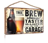 Signs And Plaques Brew Always' Taster In The Garage Stuff Pool Stuff (23 x 35 cm)