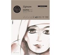 Signum Drawing - Bloc de dibujo con pegamento superior A3, 200 g, 30 hojas, fino