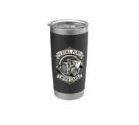 Sigo jugando con Cars Vintage Hot Rod Custom Garage Vaso térmico de acero inoxidable de doble pared