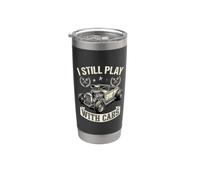 Sigo jugando con Cars Vintage Hot Rod Piston Vaso térmico de acero inoxidable de doble pared
