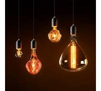 Sigor Bombilla LED Bola gigante E27 4W 918 atenuable cobre-metal.