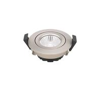 Sigor Foco empotrable de techo LED Diled, Ø 8,5 cm, 6 W, 3.000 K, acero EC:EPREL:1305370