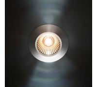 Sigor Foco empotrable LED Diled, Ø 6,7 cm, Dime LED, acero EC:EPREL:1304416
