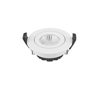 Sigor Foco empotrable LED Diled, Ø 8,5 cm, 6 W, Dime LED, blanco EC:EPREL:1304428