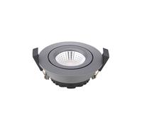 Sigor Foco empotrable LED Diled, Ø 8,5cm 6W Dime LED antracita EC:EPREL:1403854