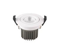 Sigor Foco empotrable LED para techo Dime LED, Ø 8,5 cm, 10 W, Dime LED, blanco EC:EPREL:1404687