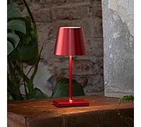 Sigor Mini lámpara LED recargable de sobremesa Nuindie, Easy Connect, roja,