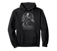 Sigrid El Escudo Vikingo altivo Guerrero Doncella Sudadera con Capucha