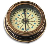 SIGRIS Decor and Go Brújula con Calendario Decoración Náutico Colección World Map