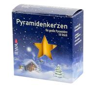 Sigro Großhendel pirámide Velas, Cera, Natural, 1,8 x 1,8 x 10,5 cm