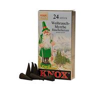 Sigro Knox Burners Myrrh - Conos de Incienso, Color Negro, Talla única