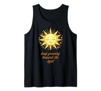 Sigue Creciendo hacia la Luz - Estética Sol y Flores Camiseta sin Mangas