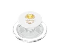 Sigue Creciendo hacia la Luz - Estética Sol y Flores PopSockets PopGrip para MagSafe