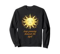 Sigue Creciendo hacia la Luz - Estética Sol y Flores Sudadera