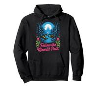 Sigue el diseño del Castillo Encantado del Camino Iluminado por la Luna Sudadera con Capucha