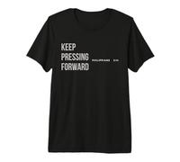 Sigue presionando hacia adelante Filipenses 3:14 Camiseta Premium