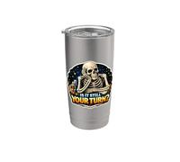 ¿Sigue siendo tu turno? Divertido juego de mesa para amantes de los juegos de mesa Vaso térmico de acero inoxidable de doble pared