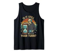 ¿Sigue Siendo tu Turno? Retro Skeleton Gamer Funny Gaming Camiseta sin Mangas
