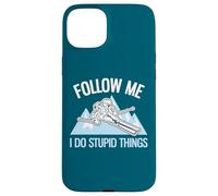 Sígueme I Do Stupid Things Funny Powder Skiing Carcasa para iPhone 15 Plus