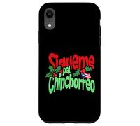 Sígueme PAL Chinchorreo Funny Navidad puertorriqueña Carcasa para iPhone XR