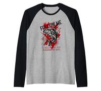 Sígueme y te haré Pescadores de Hombres Camiseta Manga Raglan