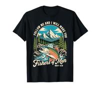 Sígueme y te haré Pescadores de Hombres Dios Cristiano Camiseta