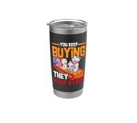 Sigues comprando los derechos de los animales ama el estilo de vida vegano El veganismo Vaso térmico de acero inoxidable de doble pared