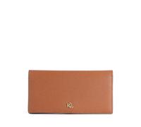 Siguiendo la tendencia casual chic, esta cartera de Lauren Ralph Lauren está hecha de suave piel de vaca saffiano, que combina durabilidad con una textura refinada perfecta para el estilo diario. Su t