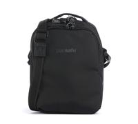Siguiendo la tendencia deportiva, este bolso bandolera Companion de Pacsafe está fabricado con poliéster reciclado suave, resistente al agua y respetuoso con el medio ambiente, certificado por Bluesig