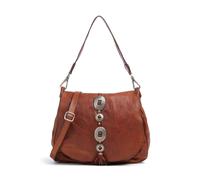 Siguiendo la tendencia vintage, este bolso hobo de Campomaggi está hecho de suave piel de vacuno granulada que garantiza calidad y carácter duraderos. Su espacioso compartimento principal puede alojar