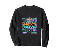 Siguiente Movimiento Estrategia Dirección Diseño Futurista Sudadera