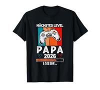 Siguiente nivel Papá 2026 Cargando a futuro papá Camiseta