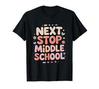 Siguiente Stop Middle School Lindo Graduado de Quinto Grado Camiseta