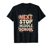 Siguiente Stop Middle School Lindo Graduado de Quinto Grado Camiseta