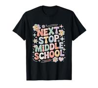 Siguiente Stop Middle School Lindo Graduado de Quinto Grado Camiseta