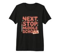 Siguiente Stop Middle School Lindo Graduado de Quinto Grado Camiseta Premium