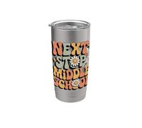 Siguiente Stop Middle School Lindo Graduado de quinto grado Vaso térmico de acero inoxidable de doble pared
