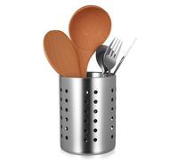 SiGuLiKeJi 2 Pcs Soporte Utensilios Cocina, Pot Escurre Cubiertos de Cocina, Porta Utensilios de Cocinas de Acero Inoxidable para Kitchen Organizer Cubiertos de Plata y Vajilla