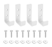 SiGuLiKeJi 4 Pcs Ganchos para Colgar Bicicletas, Gancho Pared de Garaje, Gancho Bicicleta Pared, Soporte Ganchos en J Ganchos Pared de Garaje Garage para Colgadores Herramientas Eléctricas, Blanco