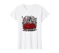 Sigurds Dragonhide Armory, Cazador de Dragones Vikingos Camiseta gráfica económica, Mujer, Blanco, XS